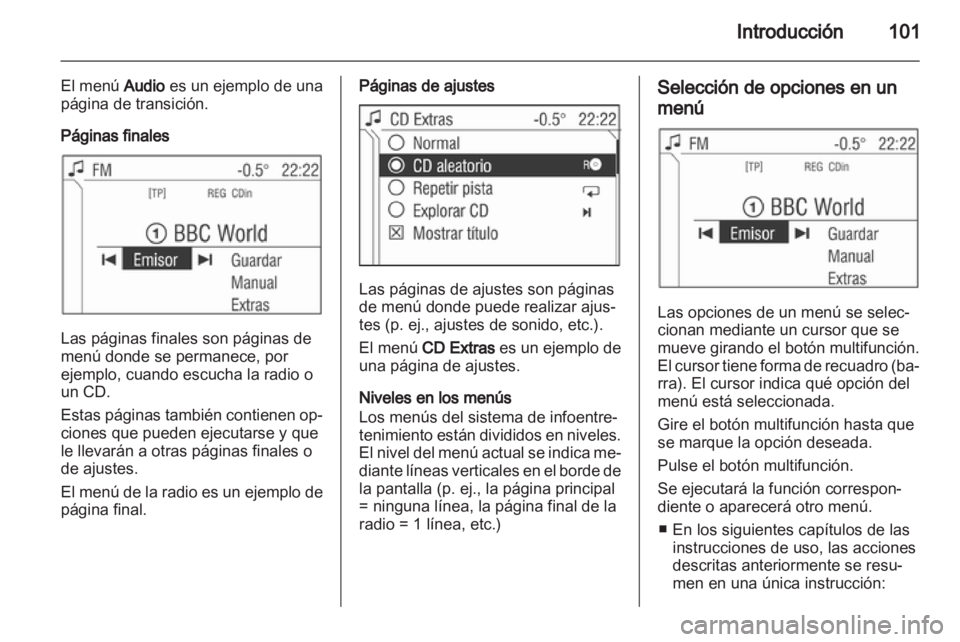 OPEL ZAFIRA B 2014  Manual de infoentretenimiento (in Spanish) 