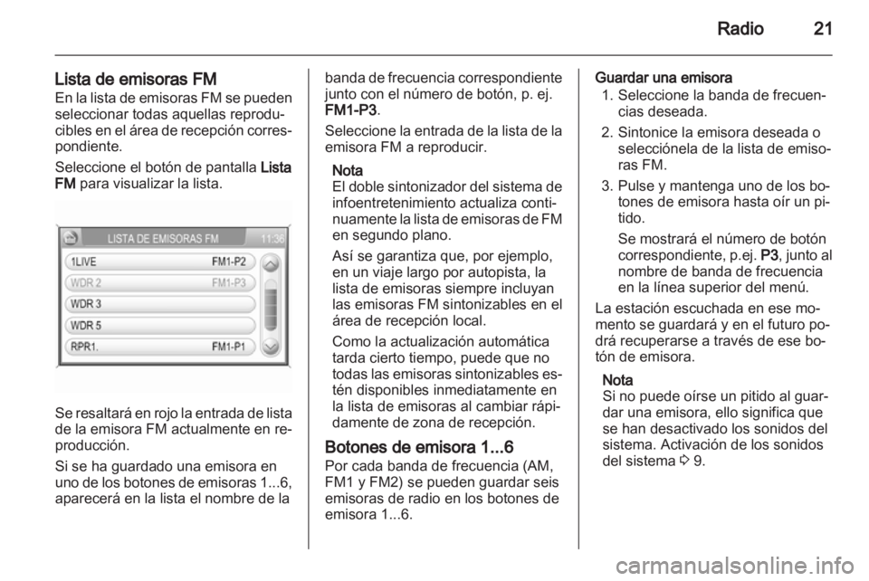 OPEL ZAFIRA B 2014 Manual de infoentretenimiento (in Spanish) OPEL ZAFIRA B 2014 Manual de infoentretenimiento (in Spanish)