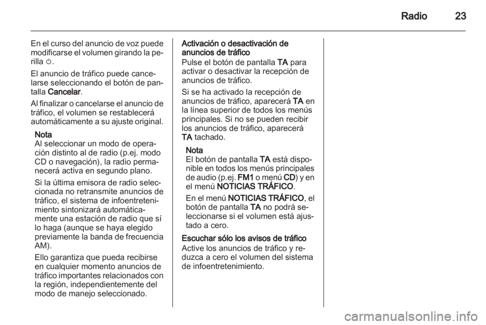 OPEL ZAFIRA B 2014 Manual de infoentretenimiento (in Spanish) OPEL ZAFIRA B 2014 Manual de infoentretenimiento (in Spanish)
