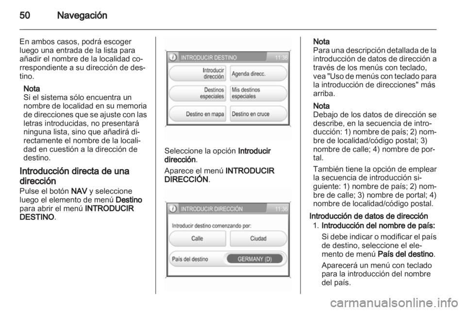 OPEL ZAFIRA B 2014  Manual de infoentretenimiento (in Spanish) 