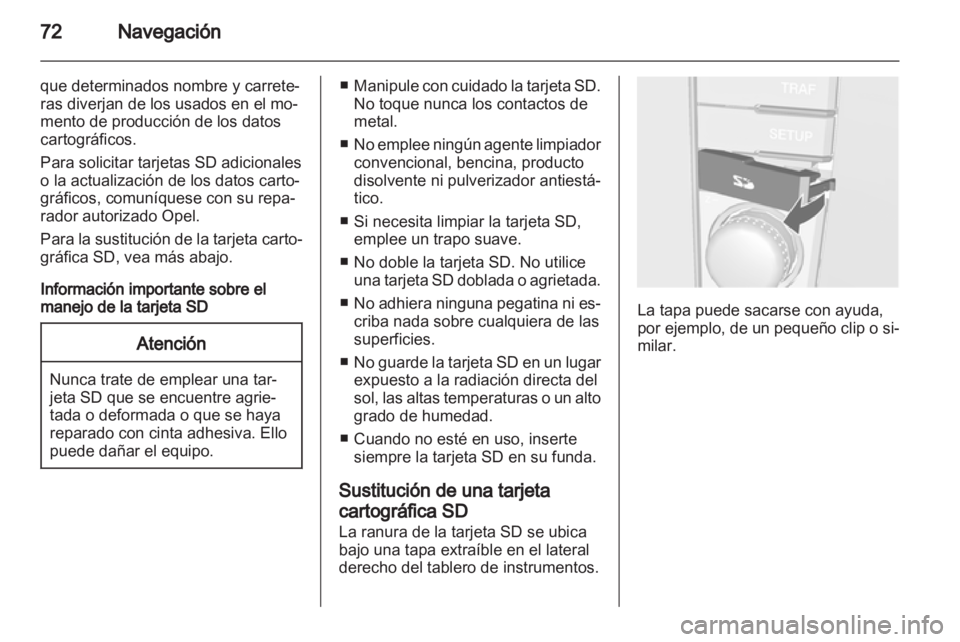 OPEL ZAFIRA B 2014 Manual de infoentretenimiento (in Spanish) OPEL ZAFIRA B 2014 Manual de infoentretenimiento (in Spanish)