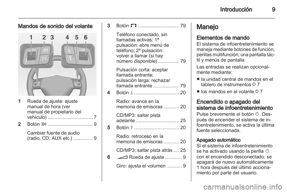 OPEL ZAFIRA B 2014 Manual de infoentretenimiento (in Spanish) OPEL ZAFIRA B 2014 Manual de infoentretenimiento (in Spanish)