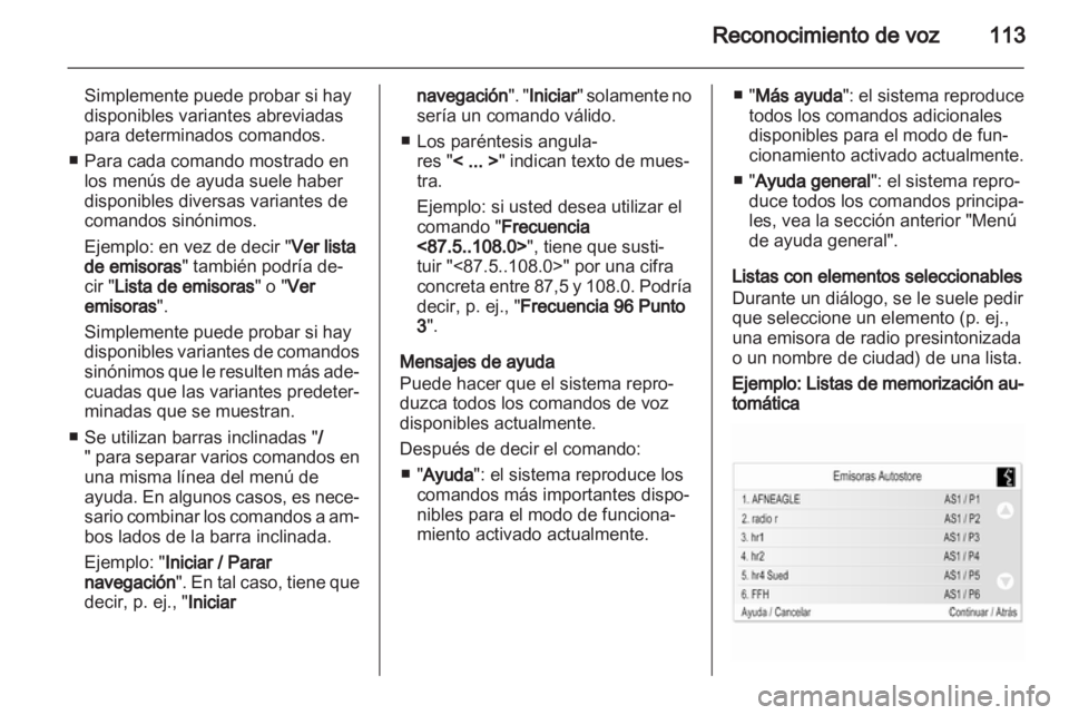 OPEL ZAFIRA C 2013.5  Manual de infoentretenimiento (in Spanish) 