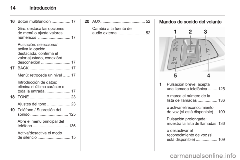 OPEL ZAFIRA C 2013.5  Manual de infoentretenimiento (in Spanish) 