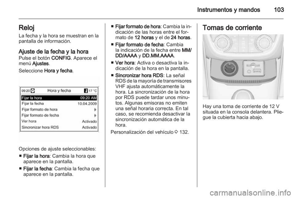 OPEL ZAFIRA TOURER 2012 Manual de Instrucciones (in Spanish) OPEL ZAFIRA TOURER 2012 Manual de Instrucciones (in Spanish)