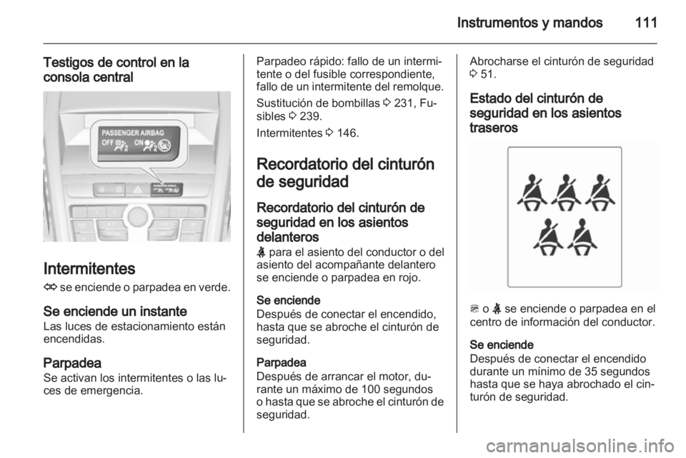 OPEL ZAFIRA TOURER 2012 Manual de Instrucciones (in Spanish) OPEL ZAFIRA TOURER 2012 Manual de Instrucciones (in Spanish)