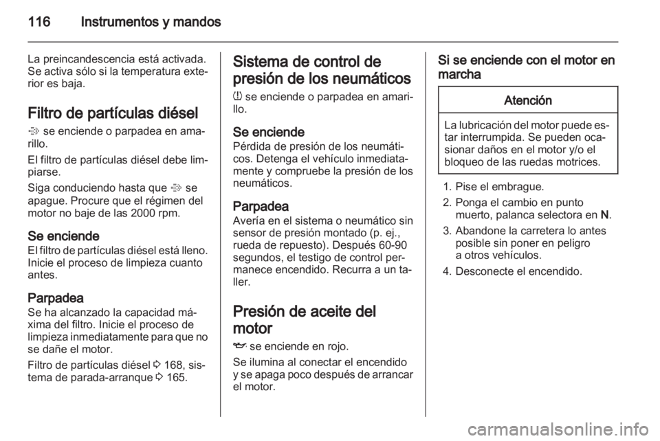 OPEL ZAFIRA TOURER 2012 Manual de Instrucciones (in Spanish) OPEL ZAFIRA TOURER 2012 Manual de Instrucciones (in Spanish)