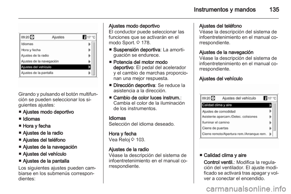 OPEL ZAFIRA TOURER 2012 Manual de Instrucciones (in Spanish) OPEL ZAFIRA TOURER 2012 Manual de Instrucciones (in Spanish)