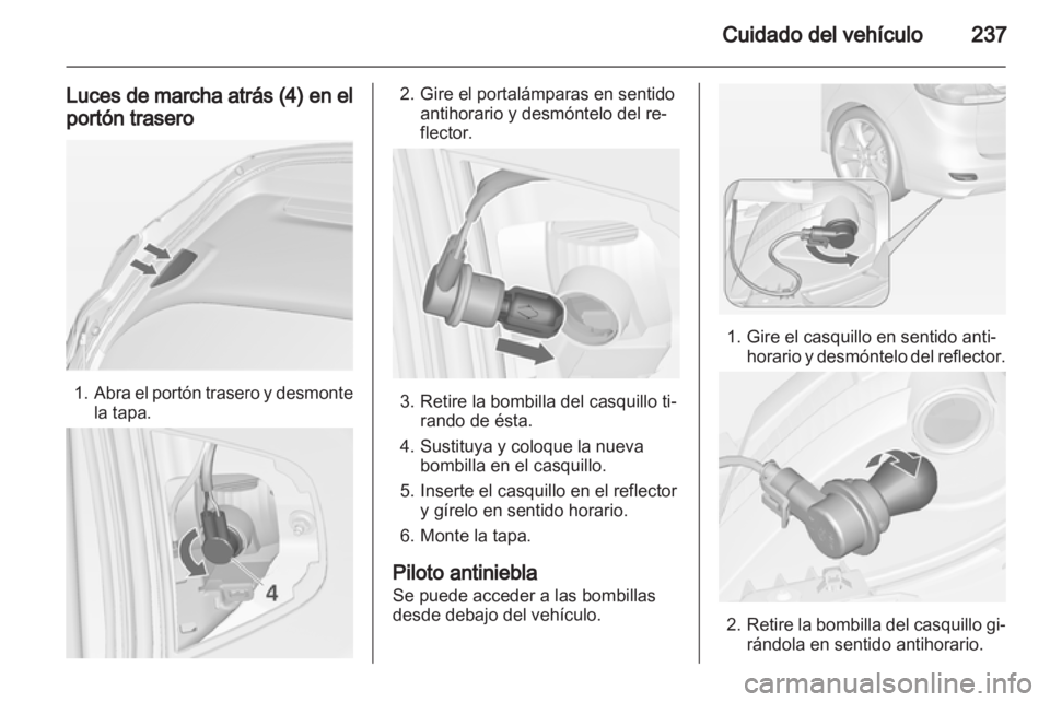OPEL ZAFIRA TOURER 2012  Manual de Instrucciones (in Spanish) 