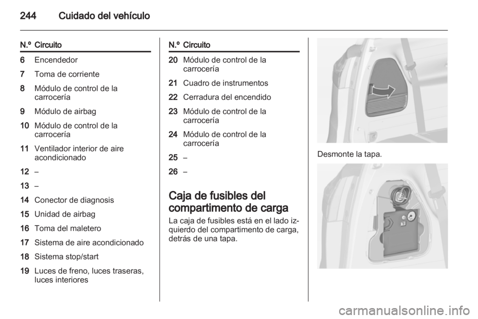 OPEL ZAFIRA TOURER 2012  Manual de Instrucciones (in Spanish) 