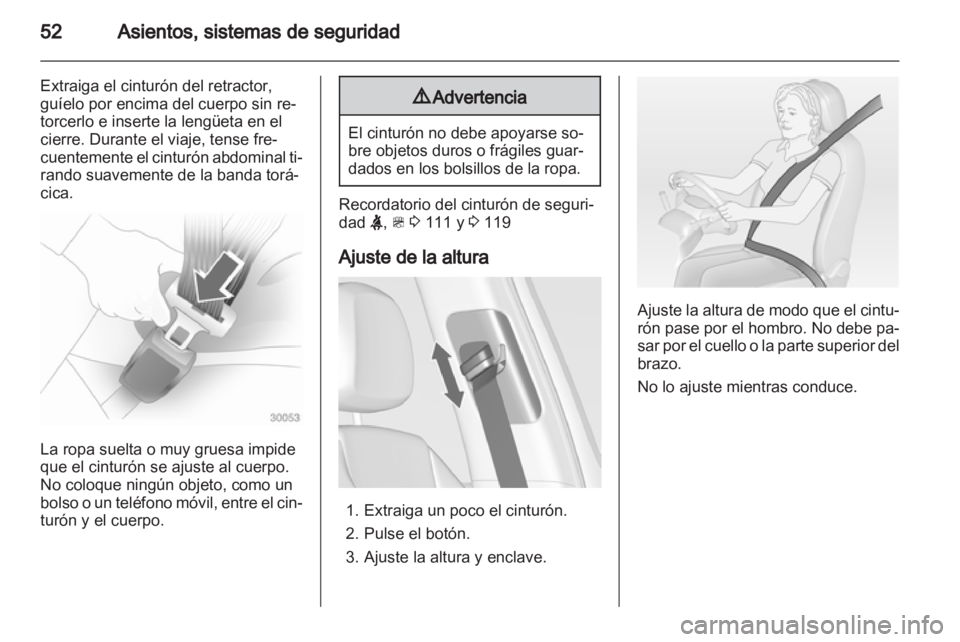 OPEL ZAFIRA TOURER 2012 Manual de Instrucciones (in Spanish) OPEL ZAFIRA TOURER 2012 Manual de Instrucciones (in Spanish)