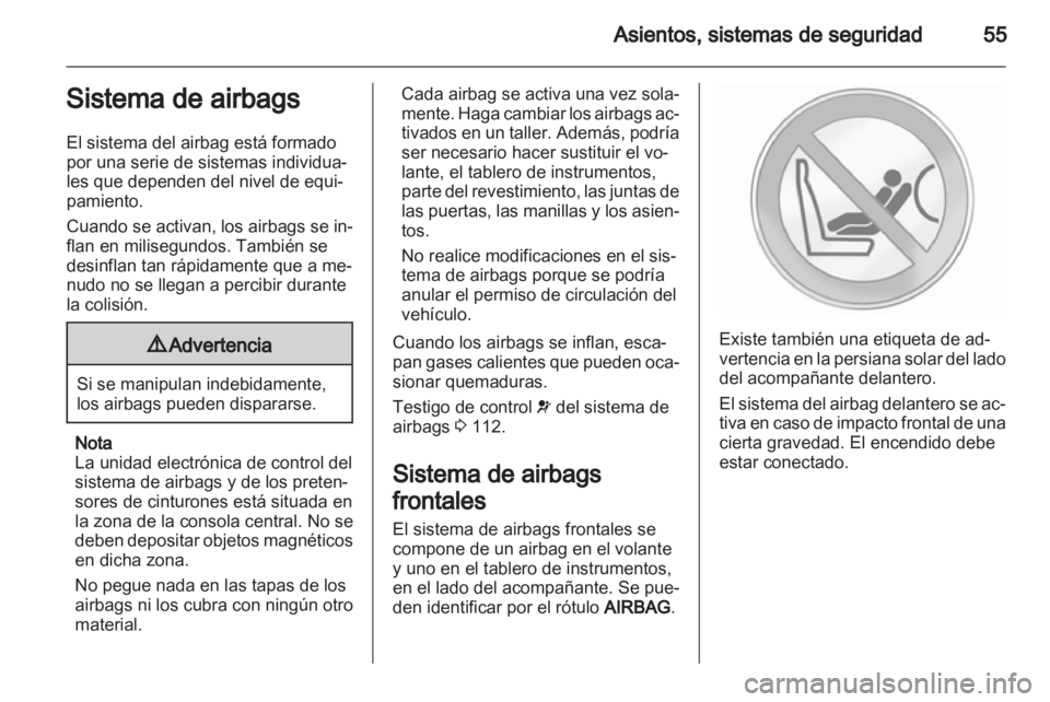 OPEL ZAFIRA TOURER 2012 Manual de Instrucciones (in Spanish) OPEL ZAFIRA TOURER 2012 Manual de Instrucciones (in Spanish)