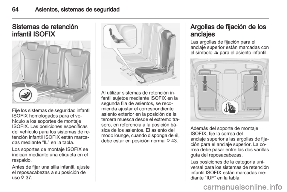 OPEL ZAFIRA TOURER 2012 Manual de Instrucciones (in Spanish) OPEL ZAFIRA TOURER 2012 Manual de Instrucciones (in Spanish)