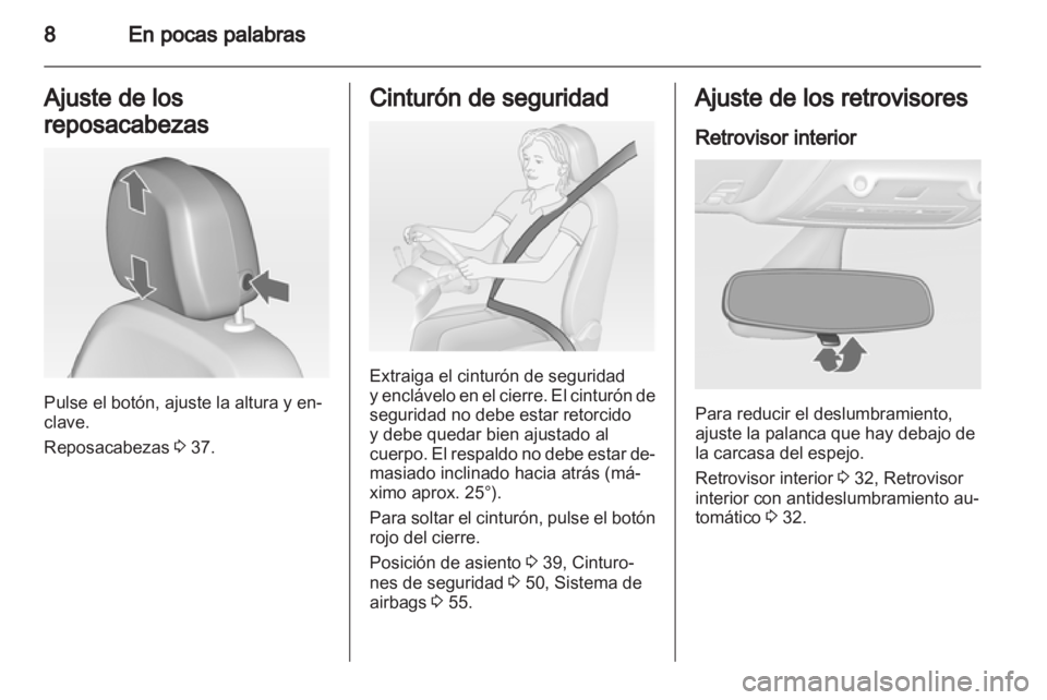 OPEL ZAFIRA TOURER 2012  Manual de Instrucciones (in Spanish) 