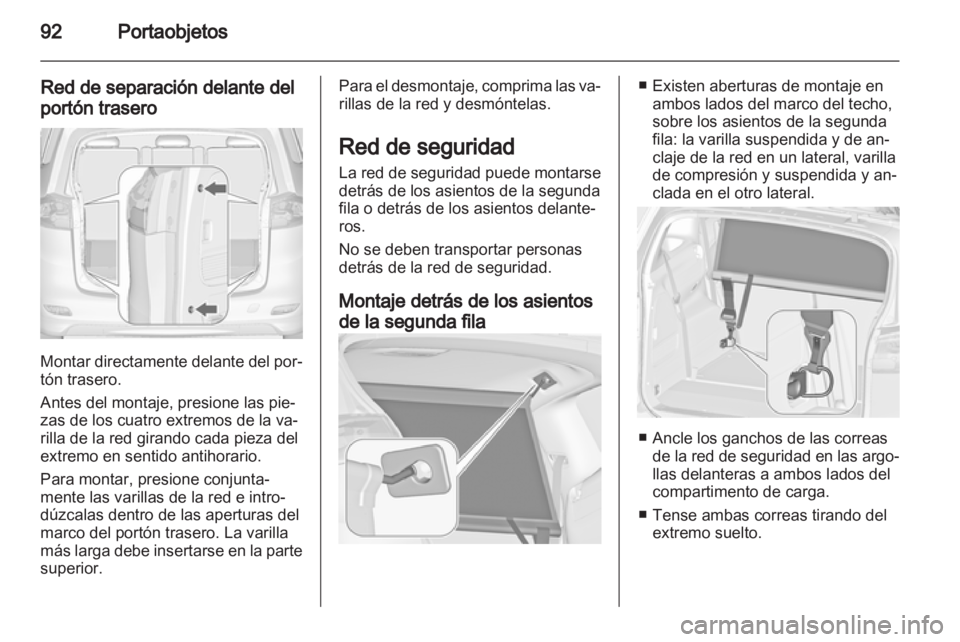 OPEL ZAFIRA TOURER 2012 Manual de Instrucciones (in Spanish) OPEL ZAFIRA TOURER 2012 Manual de Instrucciones (in Spanish)