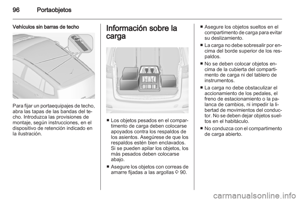 OPEL ZAFIRA TOURER 2012 Manual de Instrucciones (in Spanish) OPEL ZAFIRA TOURER 2012 Manual de Instrucciones (in Spanish)