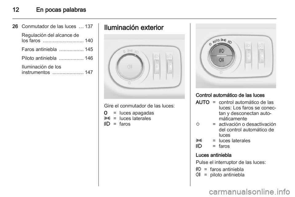 OPEL ZAFIRA TOURER 2012.5  Manual de Instrucciones (in Spanish) 