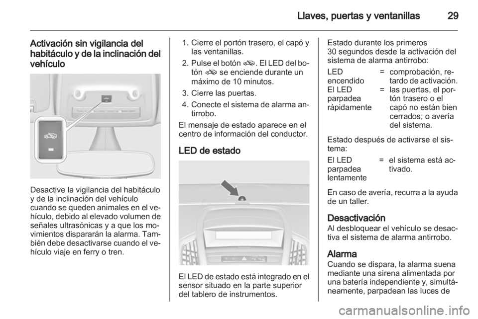 OPEL ZAFIRA TOURER 2012.5 Manual de Instrucciones (in Spanish) OPEL ZAFIRA TOURER 2012.5 Manual de Instrucciones (in Spanish)