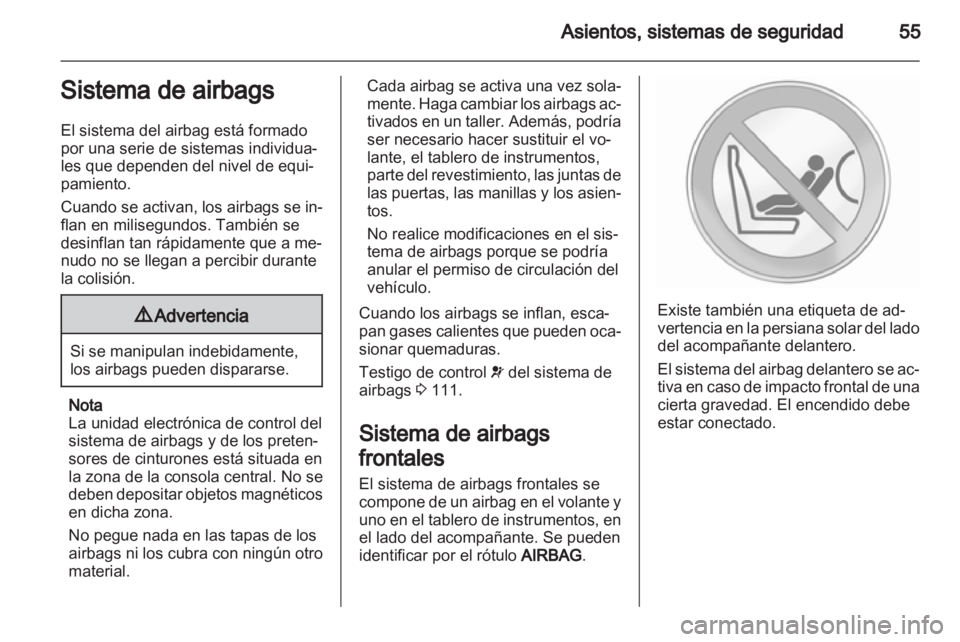 OPEL ZAFIRA TOURER 2012.5 Manual de Instrucciones (in Spanish) OPEL ZAFIRA TOURER 2012.5 Manual de Instrucciones (in Spanish)
