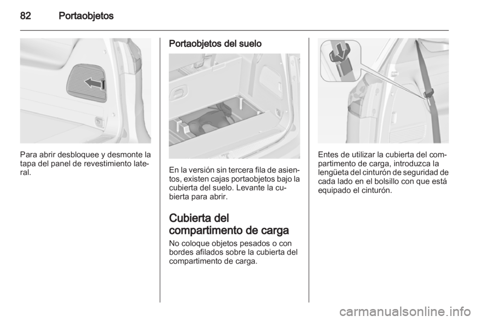 OPEL ZAFIRA TOURER 2012.5 Manual de Instrucciones (in Spanish) OPEL ZAFIRA TOURER 2012.5 Manual de Instrucciones (in Spanish)