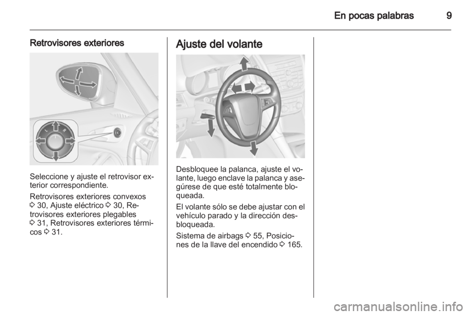 OPEL ZAFIRA TOURER 2013  Manual de Instrucciones (in Spanish) 