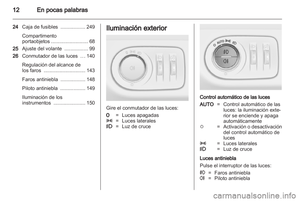 OPEL ZAFIRA TOURER 2013  Manual de Instrucciones (in Spanish) 