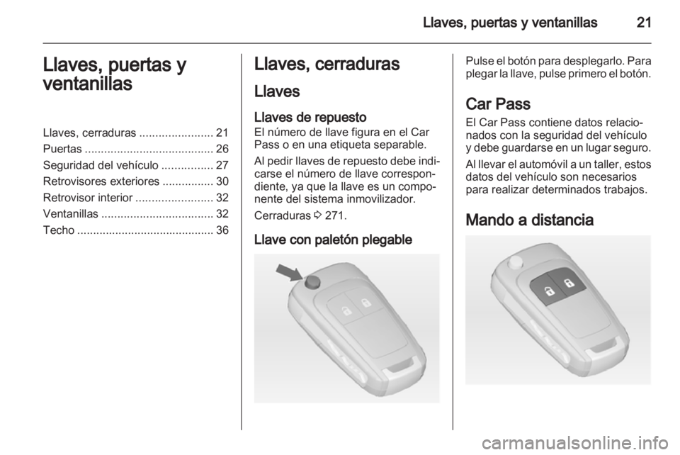 OPEL ZAFIRA TOURER 2013  Manual de Instrucciones (in Spanish) 