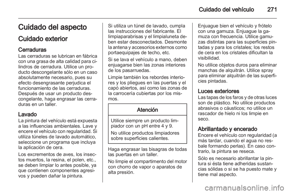 OPEL ZAFIRA TOURER 2013  Manual de Instrucciones (in Spanish) 