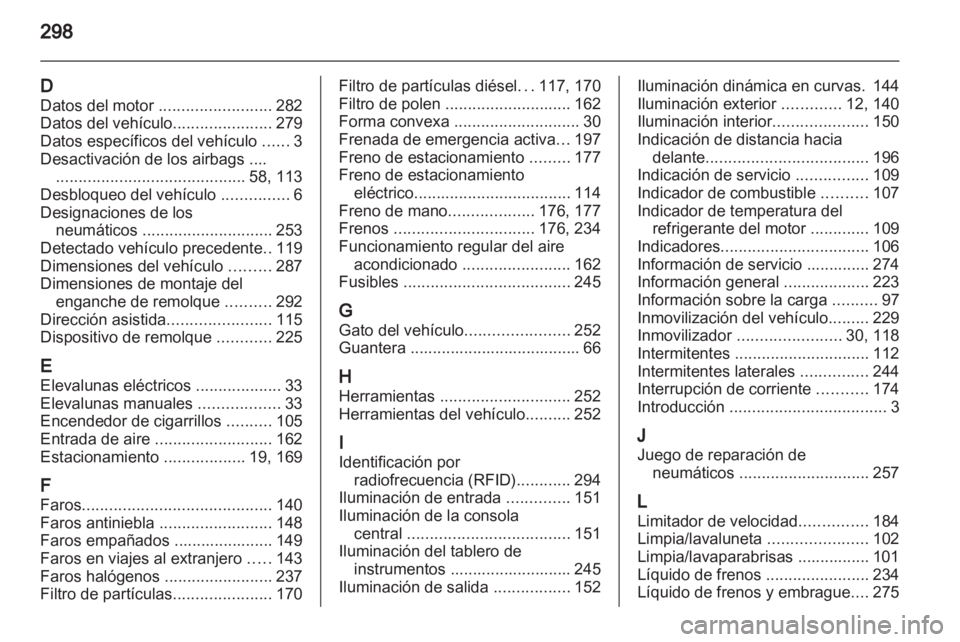 OPEL ZAFIRA TOURER 2013  Manual de Instrucciones (in Spanish) 