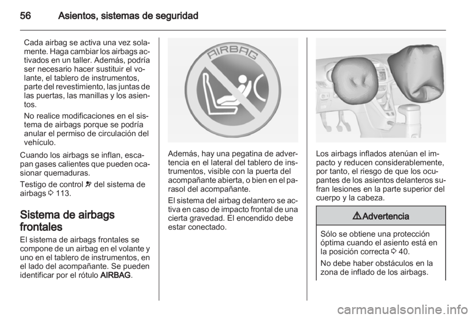 OPEL ZAFIRA TOURER 2013  Manual de Instrucciones (in Spanish) 