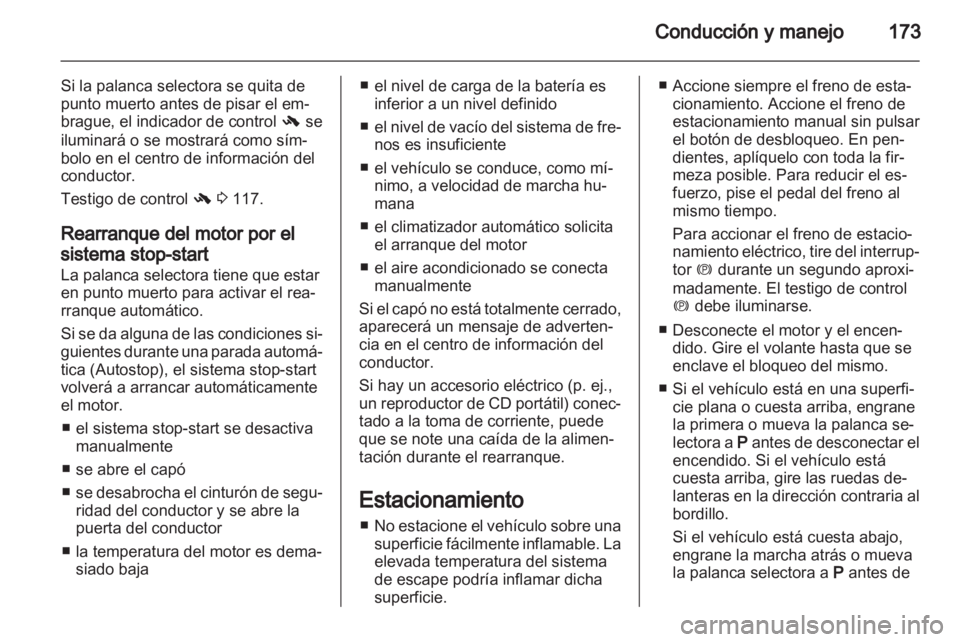OPEL ZAFIRA TOURER 2013.5  Manual de Instrucciones (in Spanish) 