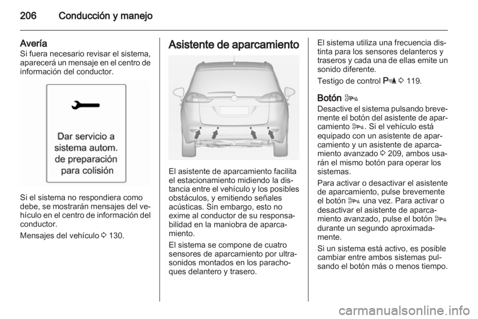 OPEL ZAFIRA TOURER 2013.5 Manual de Instrucciones (in Spanish) OPEL ZAFIRA TOURER 2013.5 Manual de Instrucciones (in Spanish)