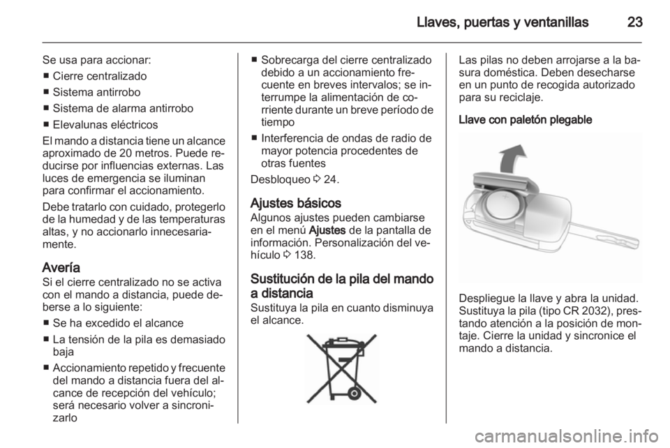OPEL ZAFIRA TOURER 2013.5  Manual de Instrucciones (in Spanish) 