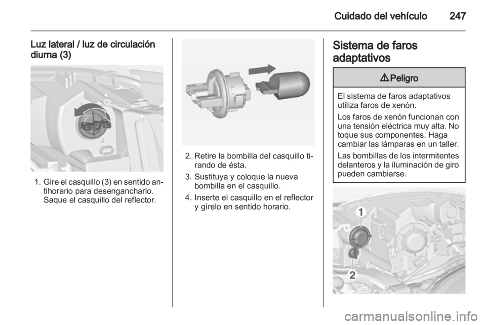 OPEL ZAFIRA TOURER 2013.5  Manual de Instrucciones (in Spanish) 