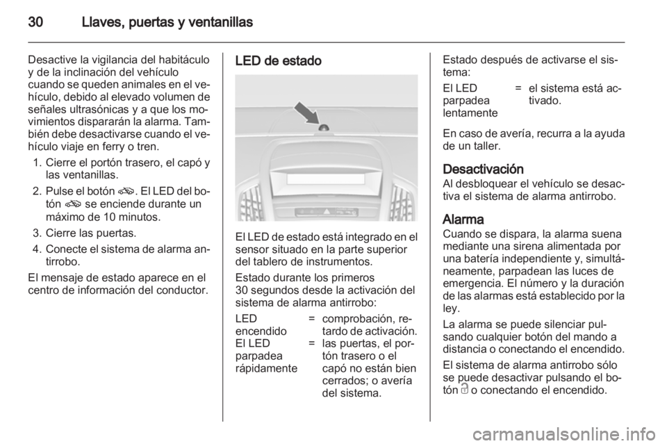 OPEL ZAFIRA TOURER 2013.5  Manual de Instrucciones (in Spanish) 