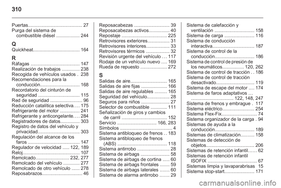 OPEL ZAFIRA TOURER 2013.5  Manual de Instrucciones (in Spanish) 