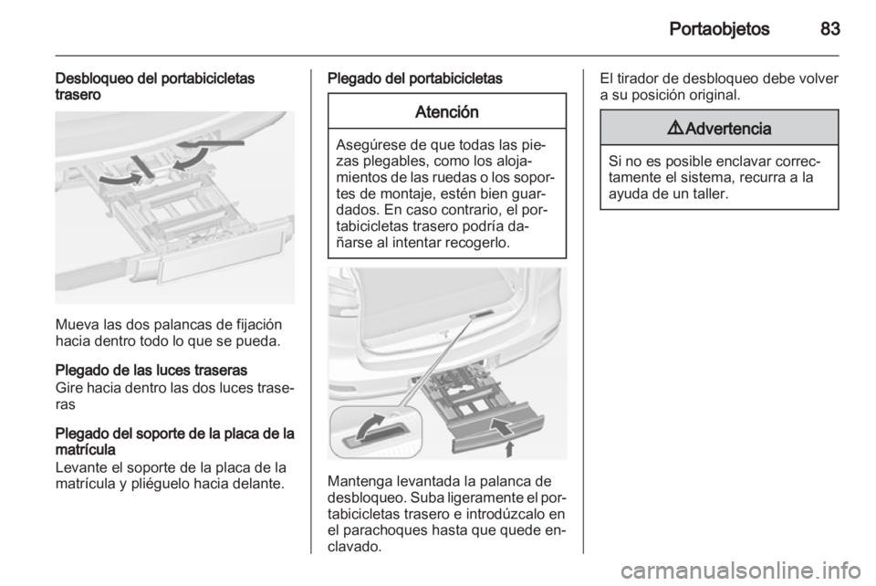 OPEL ZAFIRA TOURER 2013.5  Manual de Instrucciones (in Spanish) 