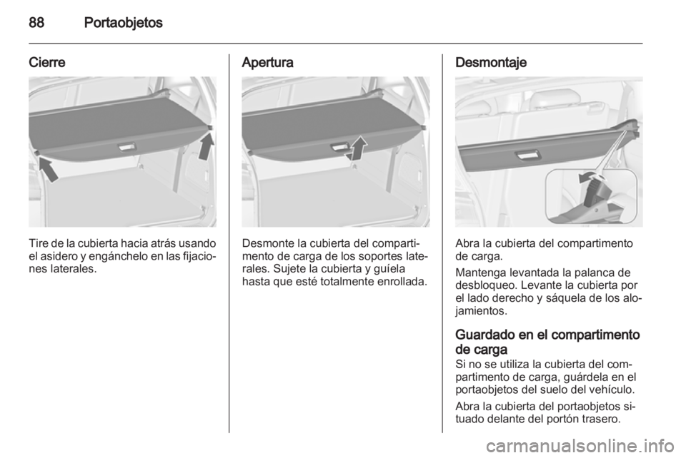 OPEL ZAFIRA TOURER 2013.5  Manual de Instrucciones (in Spanish) 