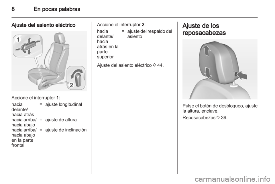 OPEL ZAFIRA TOURER 2013.5  Manual de Instrucciones (in Spanish) 