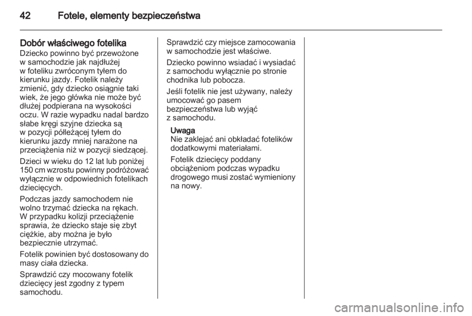 OPEL AGILA 2011  Instrukcja obsługi (in Polish) 