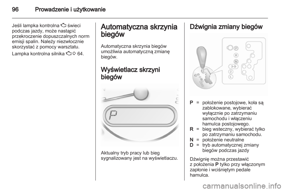 OPEL AGILA 2011  Instrukcja obsługi (in Polish) 