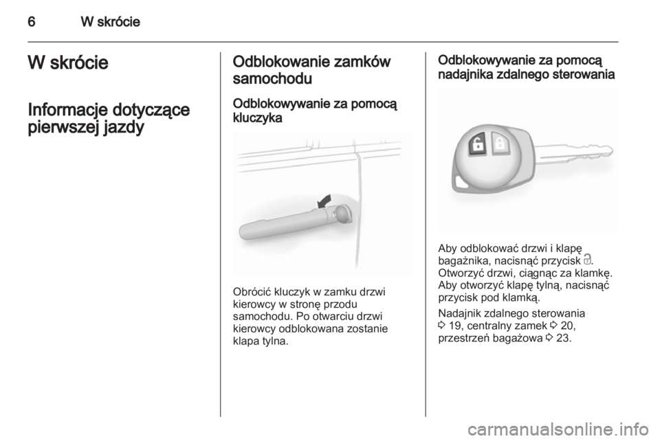 OPEL AGILA 2012  Instrukcja obsługi (in Polish) 