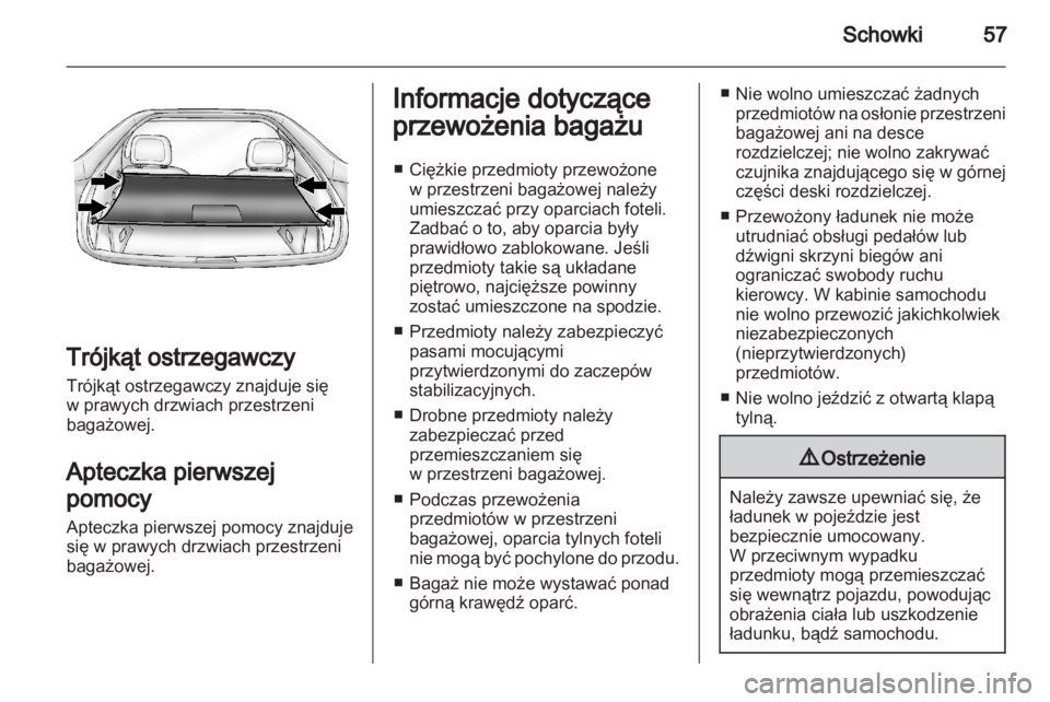 OPEL AMPERA 2012 Instrukcja obsługi (in Polish) OPEL AMPERA 2012 Instrukcja obsługi (in Polish)