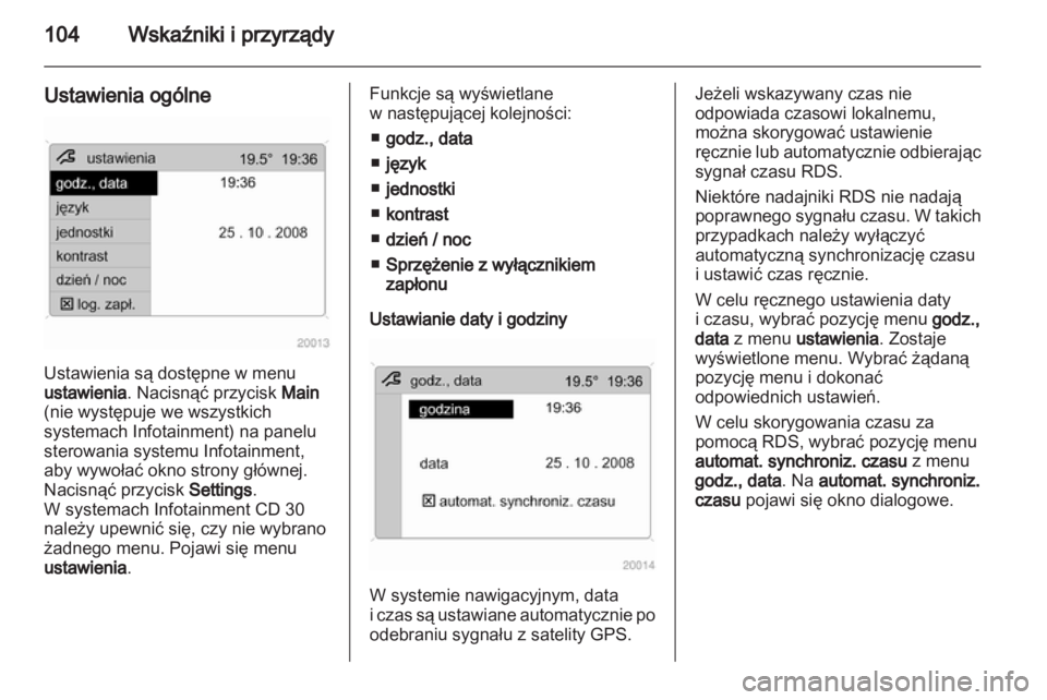 OPEL ANTARA 2011  Instrukcja obsługi (in Polish)  OPEL ANTARA 2011  Instrukcja obsługi (in Polish)