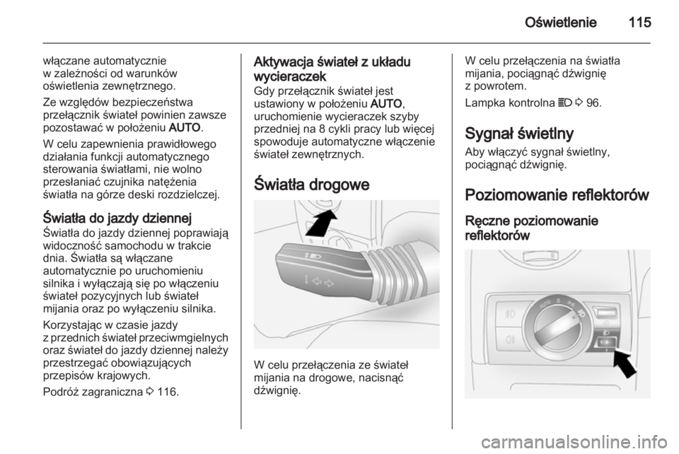 OPEL ANTARA 2011  Instrukcja obsługi (in Polish) 