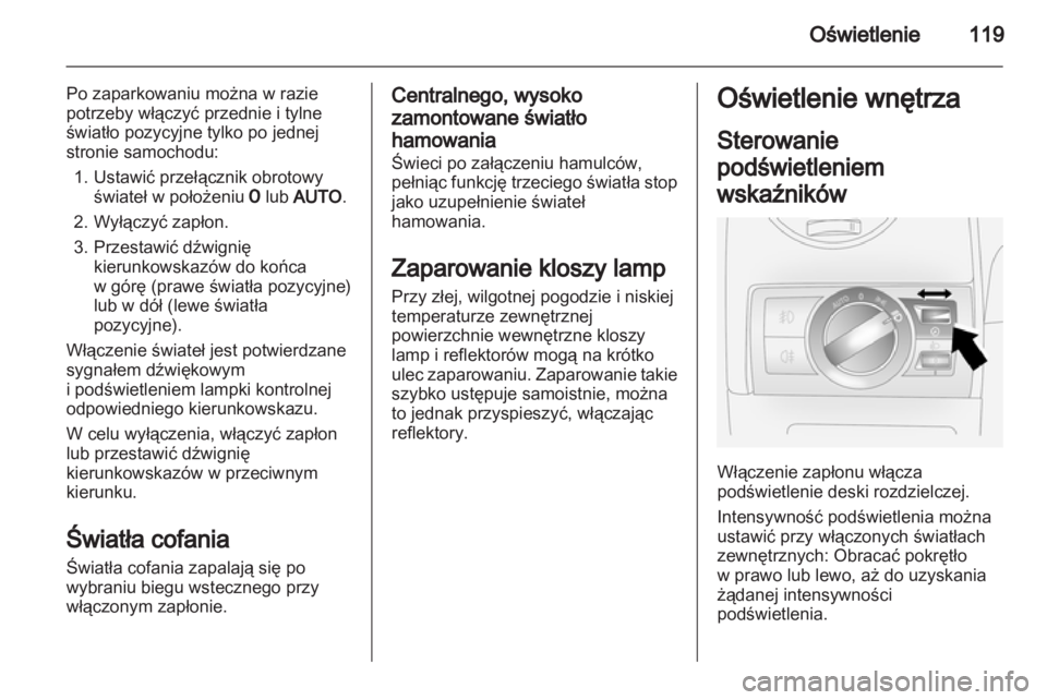 OPEL ANTARA 2011  Instrukcja obsługi (in Polish) 