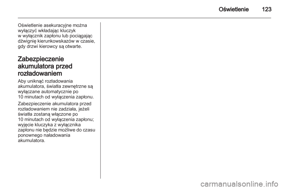 OPEL ANTARA 2011  Instrukcja obsługi (in Polish) 