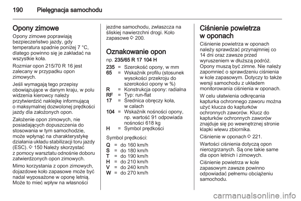 OPEL ANTARA 2011  Instrukcja obsługi (in Polish) 
