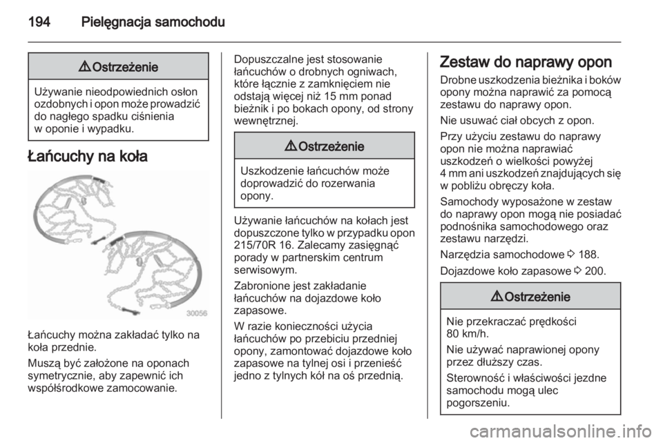 OPEL ANTARA 2011  Instrukcja obsługi (in Polish) 
