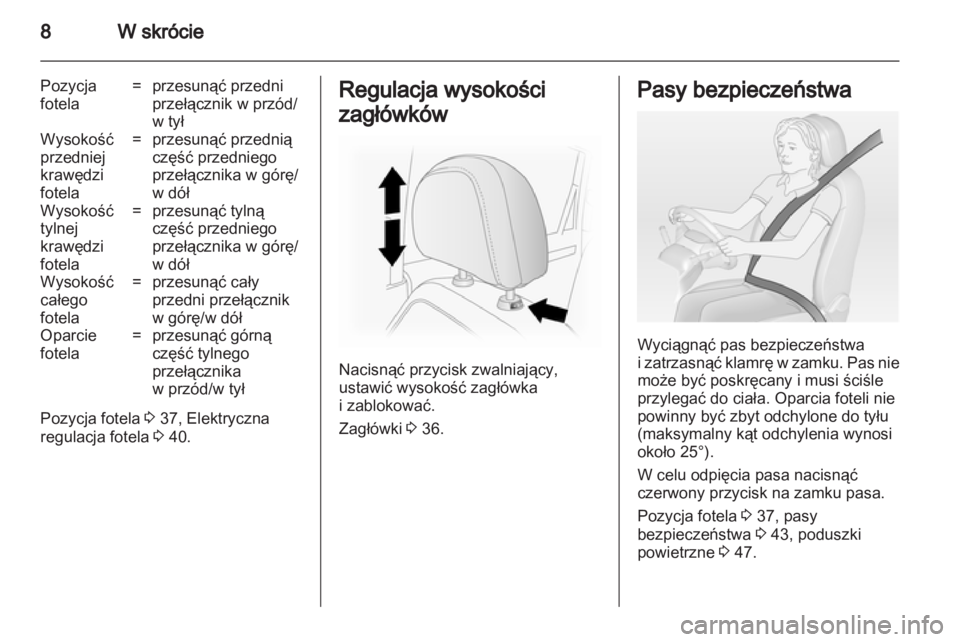 OPEL ANTARA 2011  Instrukcja obsługi (in Polish) 